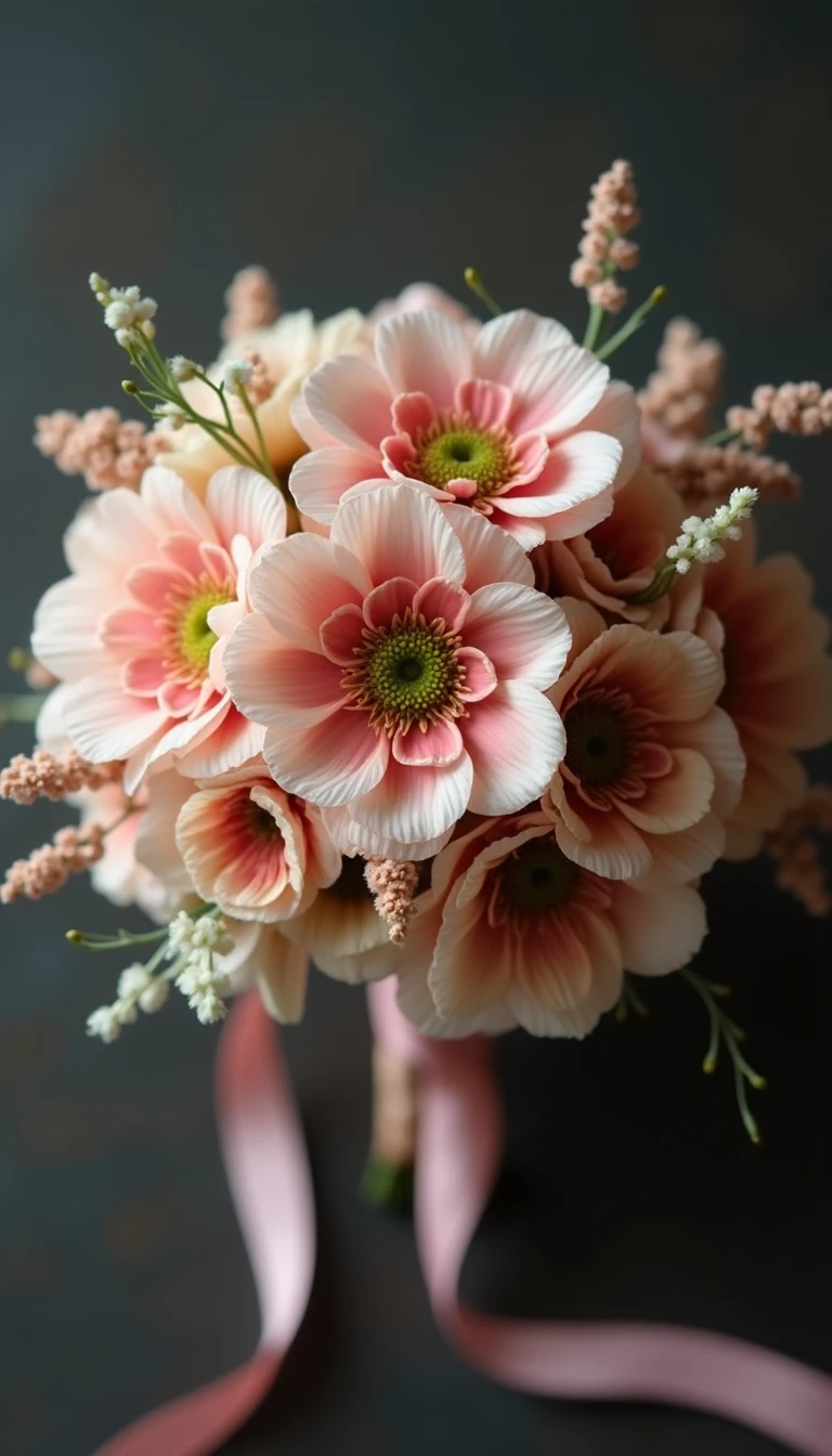 Chic Dried Flower DIY Wedding Bouquet