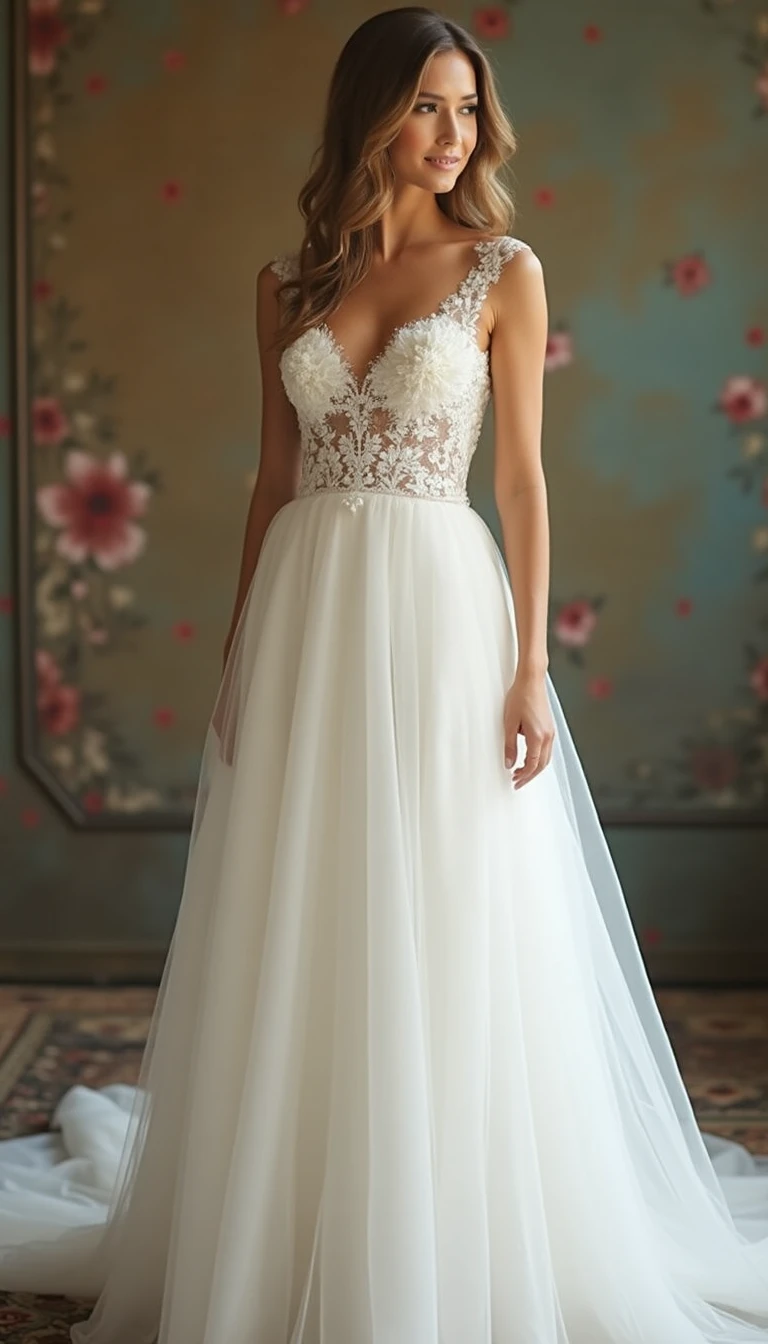 The Timeless Charm of a Tulle Spring Wedding Dress