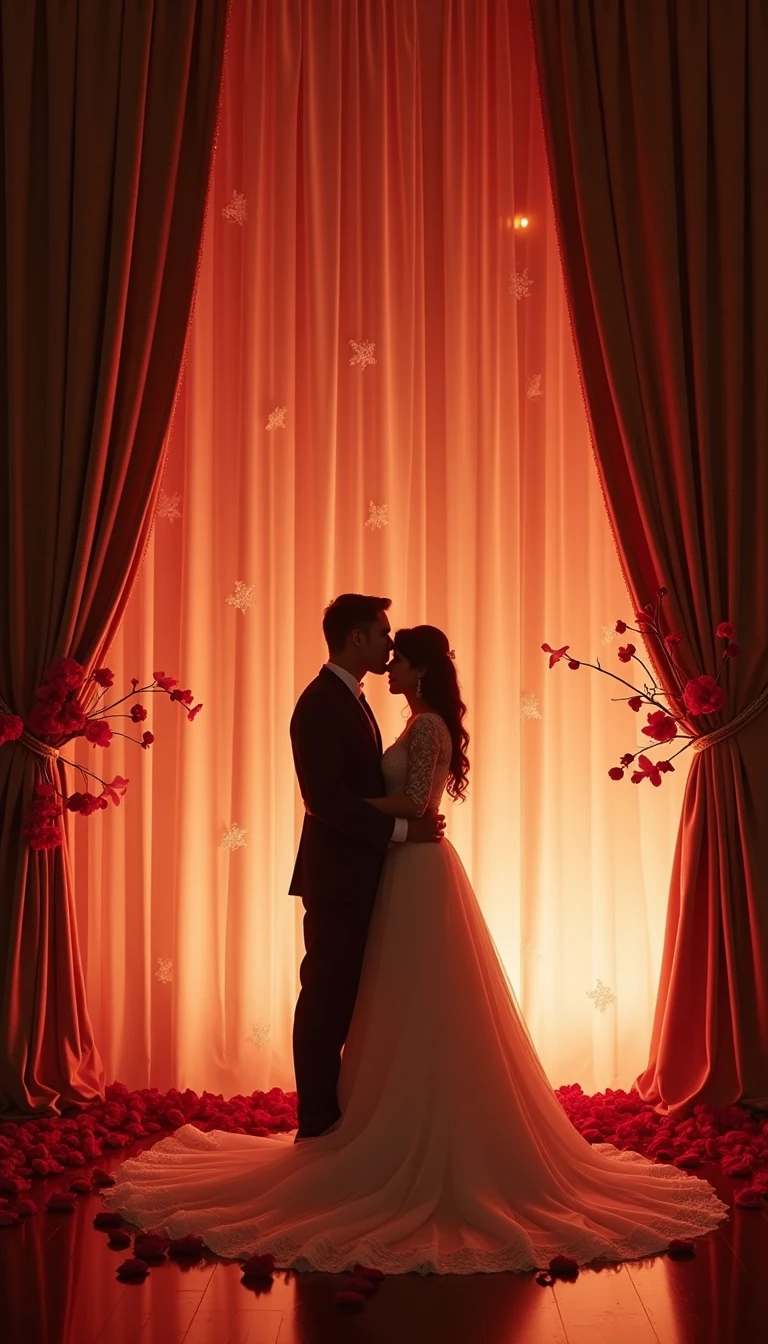 Vintage Glamour in Wedding Backdrop Design