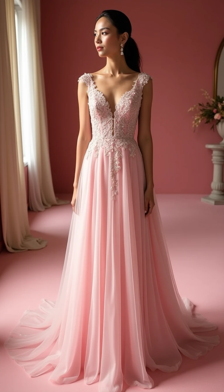 The Perfect Pink Wedding Dress for Every Season