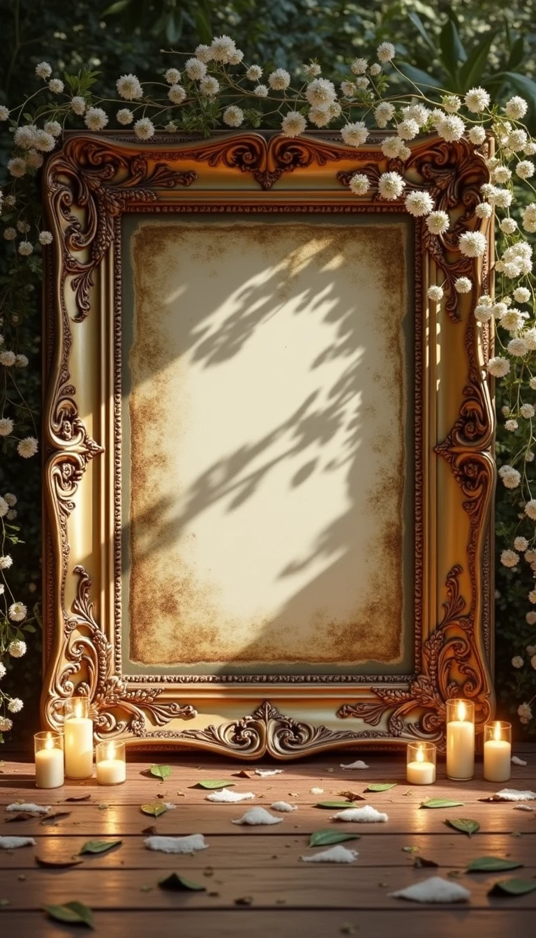 Vintage Frame Wedding Backdrop Ideas for a Nostalgic Touch