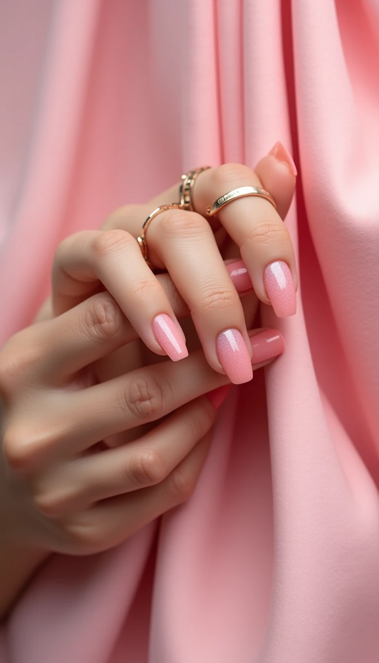 Gradient Pink Wedding Nails: A Colorful Journey