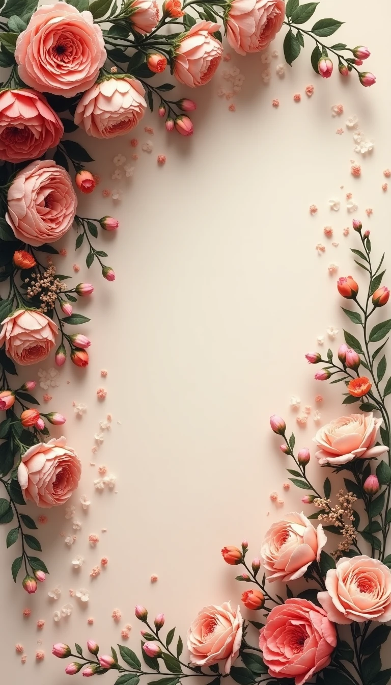 Whimsical Floral Wedding Backdrop Design