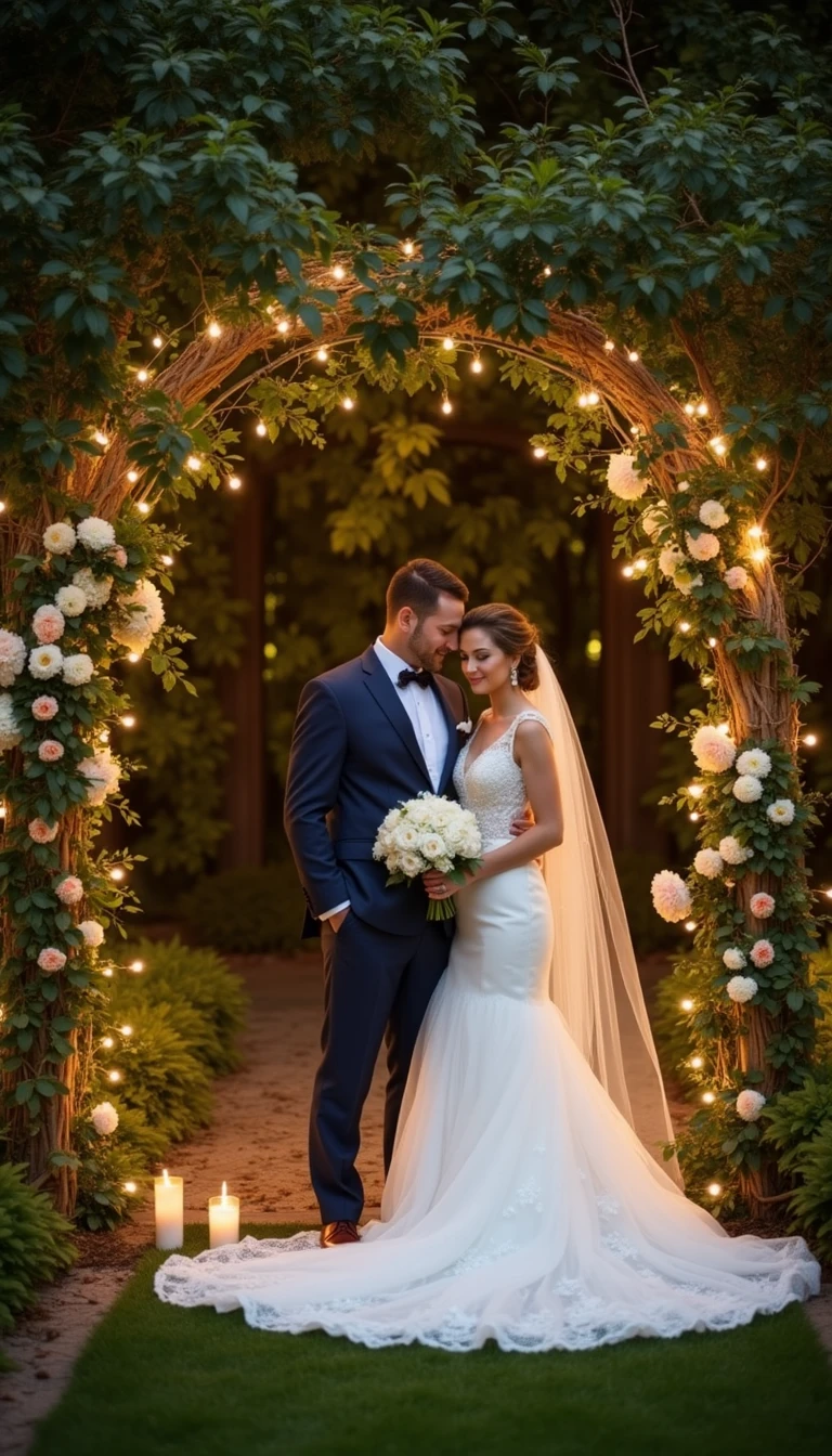 Stunning Backdrop Ideas for Your Intimate Backyard Wedding