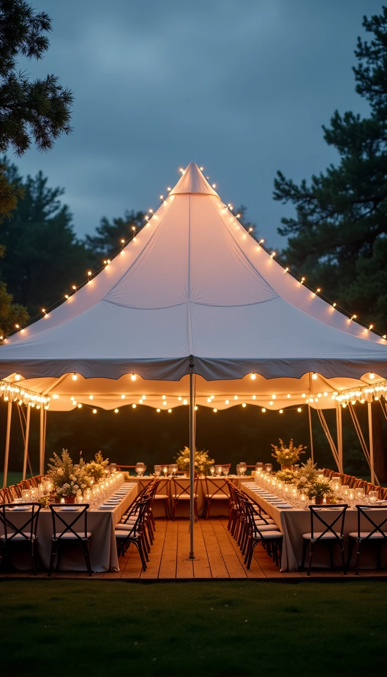 Weather Preparedness for Your Outdoor Tent Wedding
