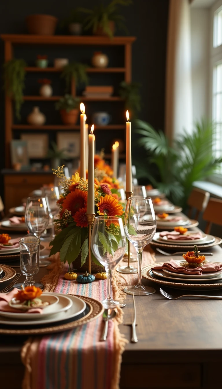 Bohemian Table Settings: Dine in Style with Boho Wedding Decorations