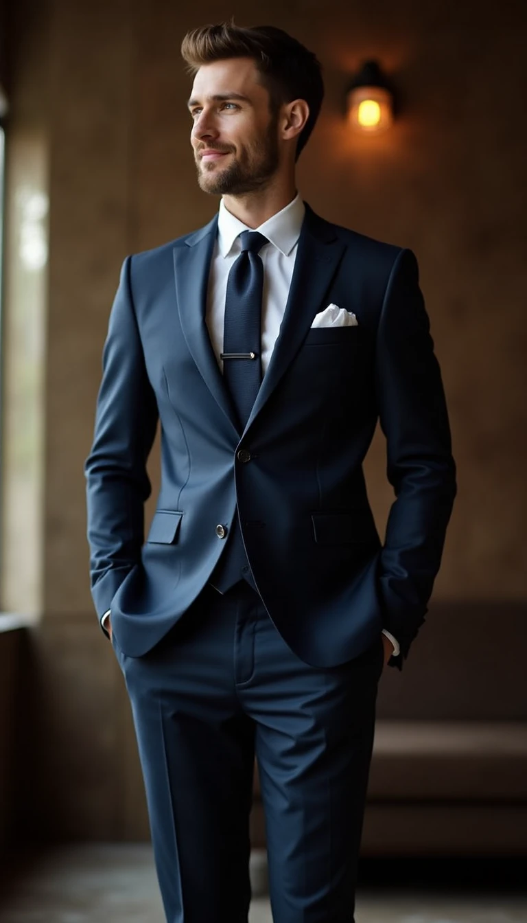 Modern Fit: Tailored Wedding Suits Groom Styles