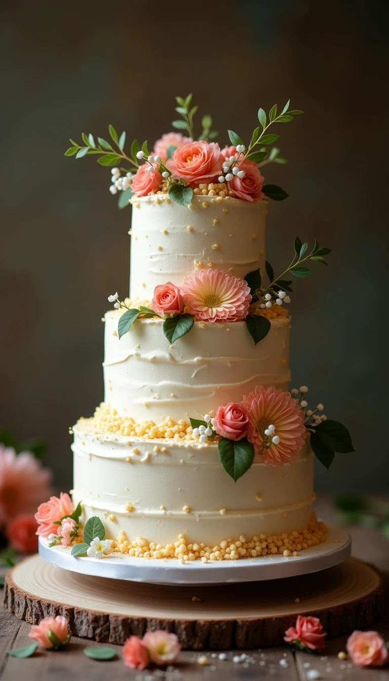 Gorgeous Seasonal Cakes: A Sweet Spring Wedding Idea
