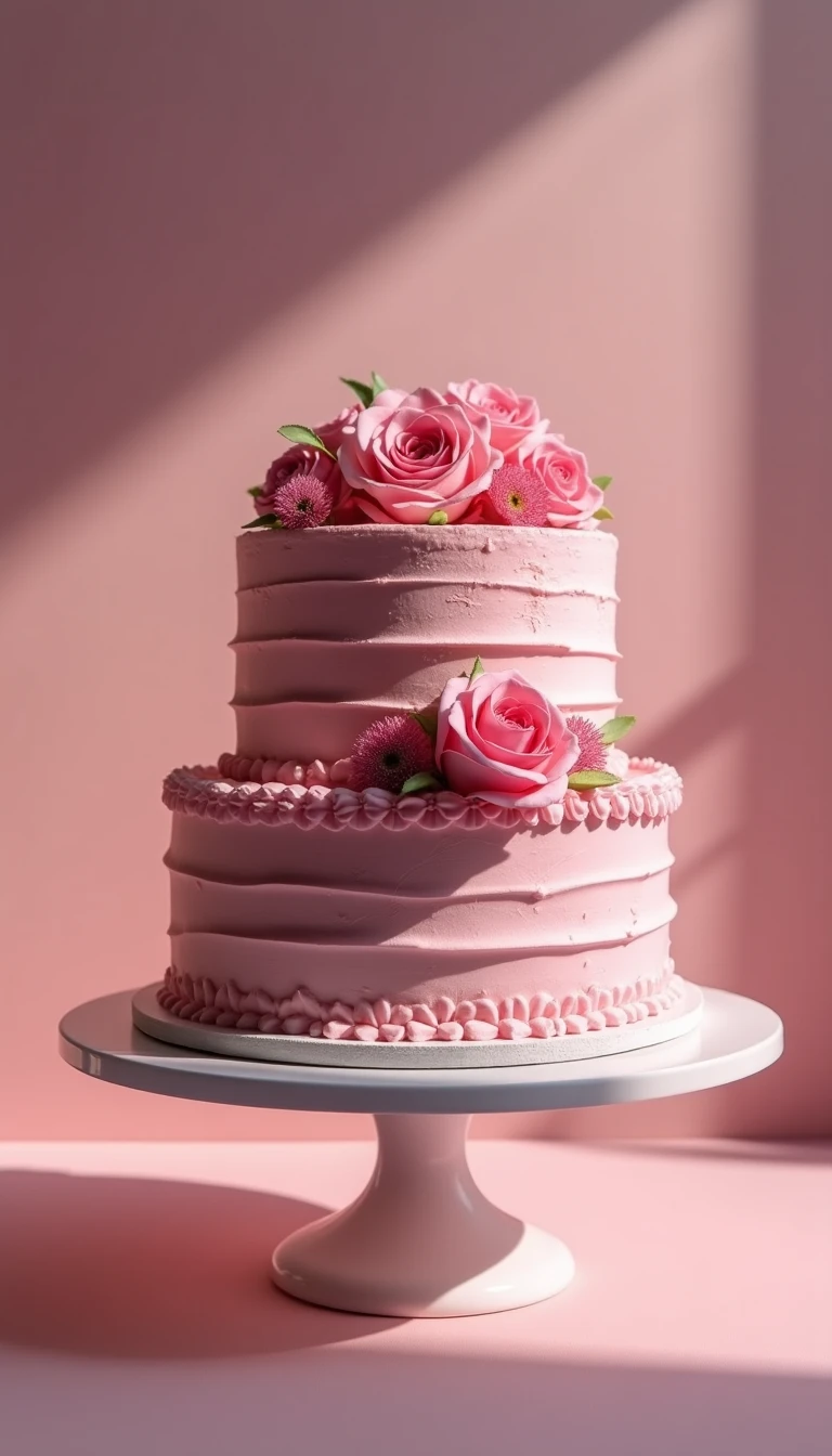 The Lasting Memories of a Pink Wedding Cake