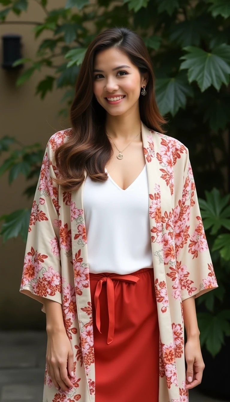 Stylish Kimono Jacket: The Perfect Addition to Your Bridal Shower Outfit for Guest