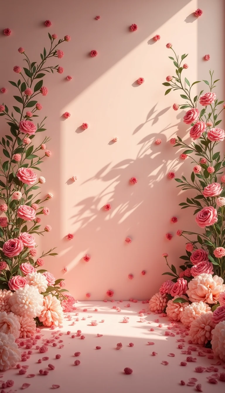 A Floral Fantasy: DIY Wedding Backdrop with Blooms
