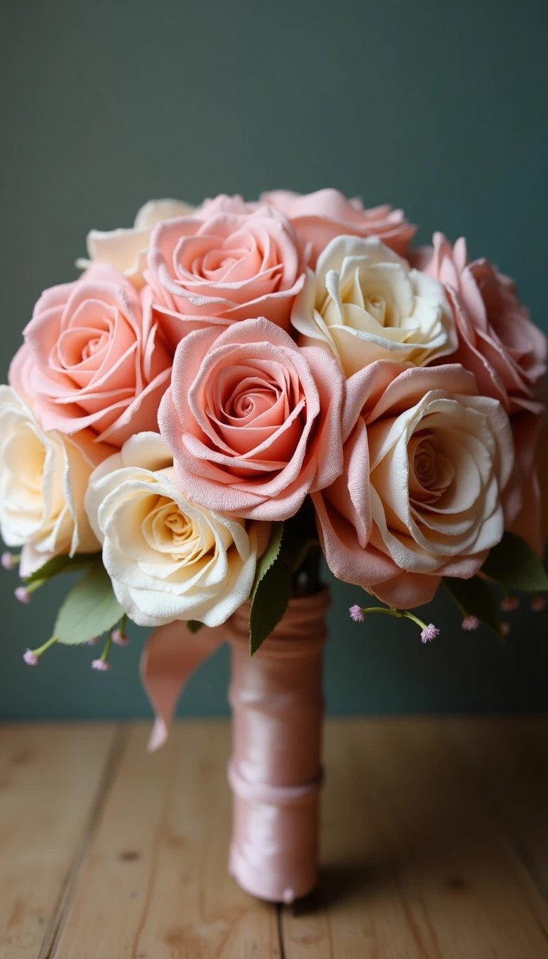 Whimsical Fabric DIY Wedding Bouquet