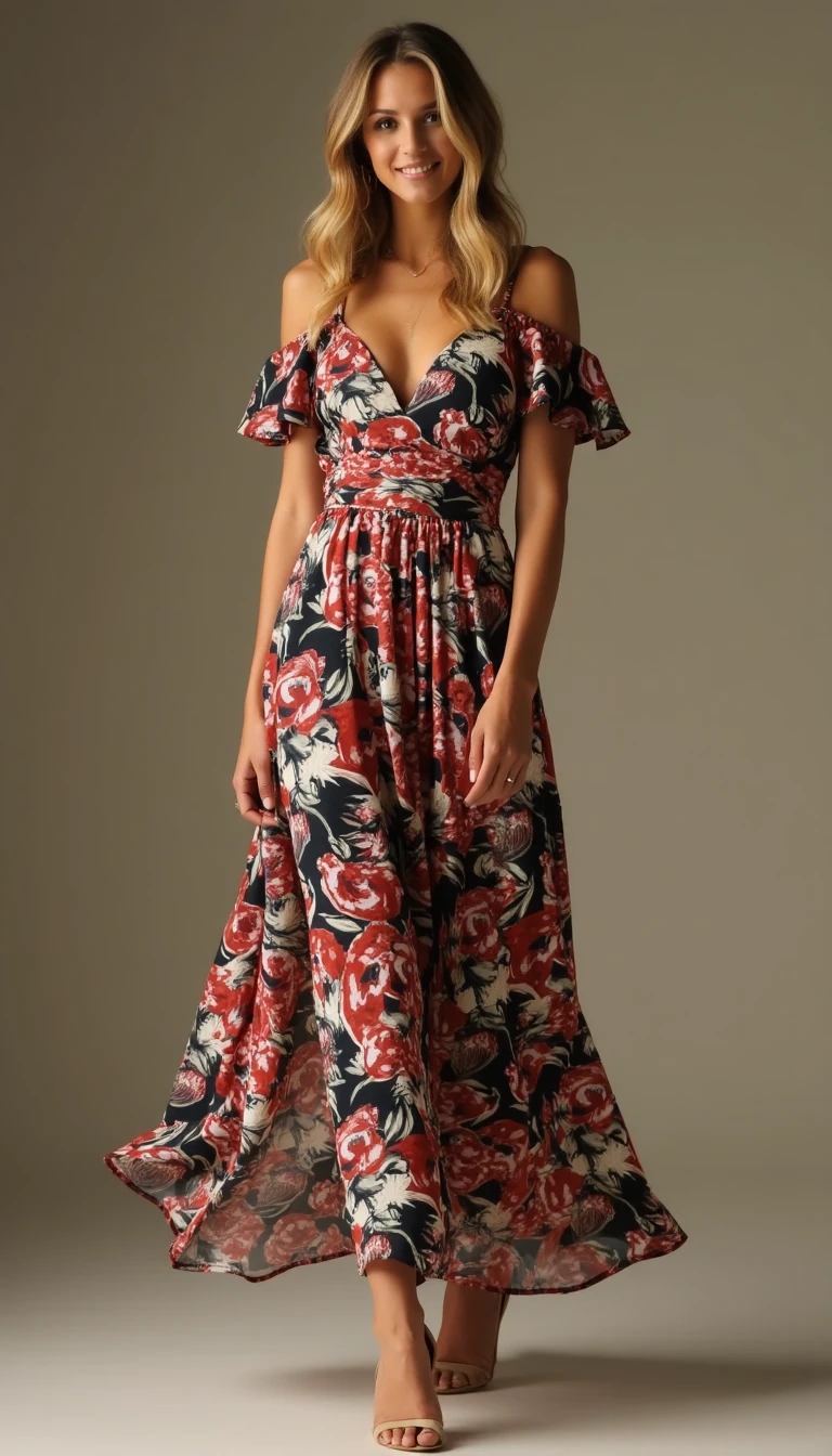Bold Print Dress: Stand Out in a Spring Wedding Guest Outfit