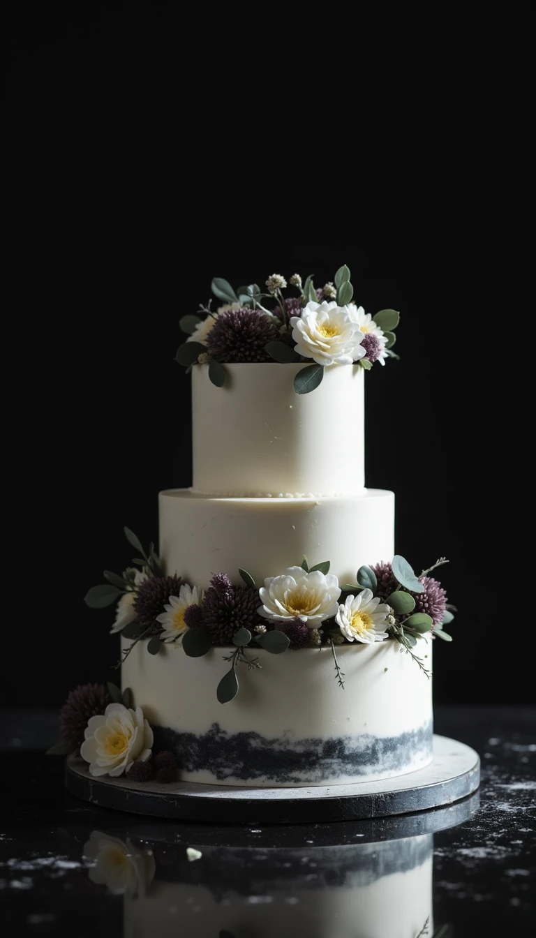 Black and White Wedding Cake: A Delicious Statement