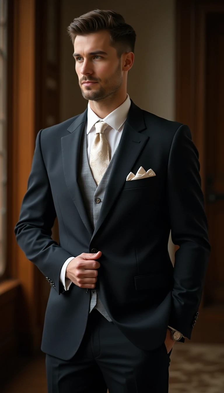 Classic Elegance: Timeless Wedding Suits Groom Styles