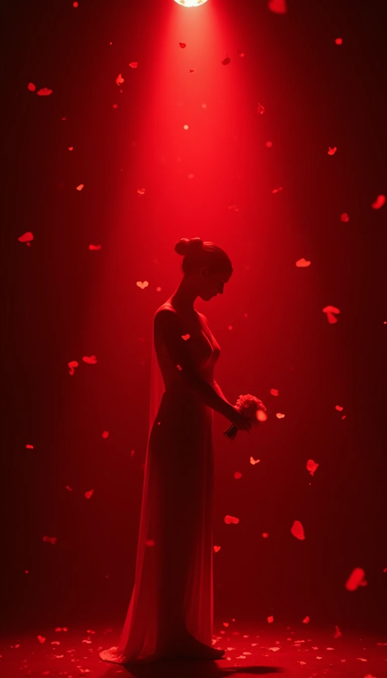 Enchanting Red Wedding Theme Lighting