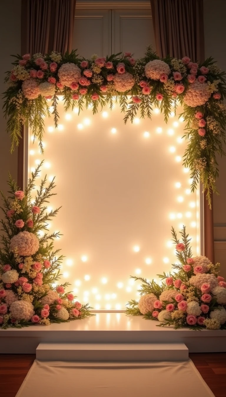 Classy Acrylic Wedding Backdrop Ideas for a Modern Look