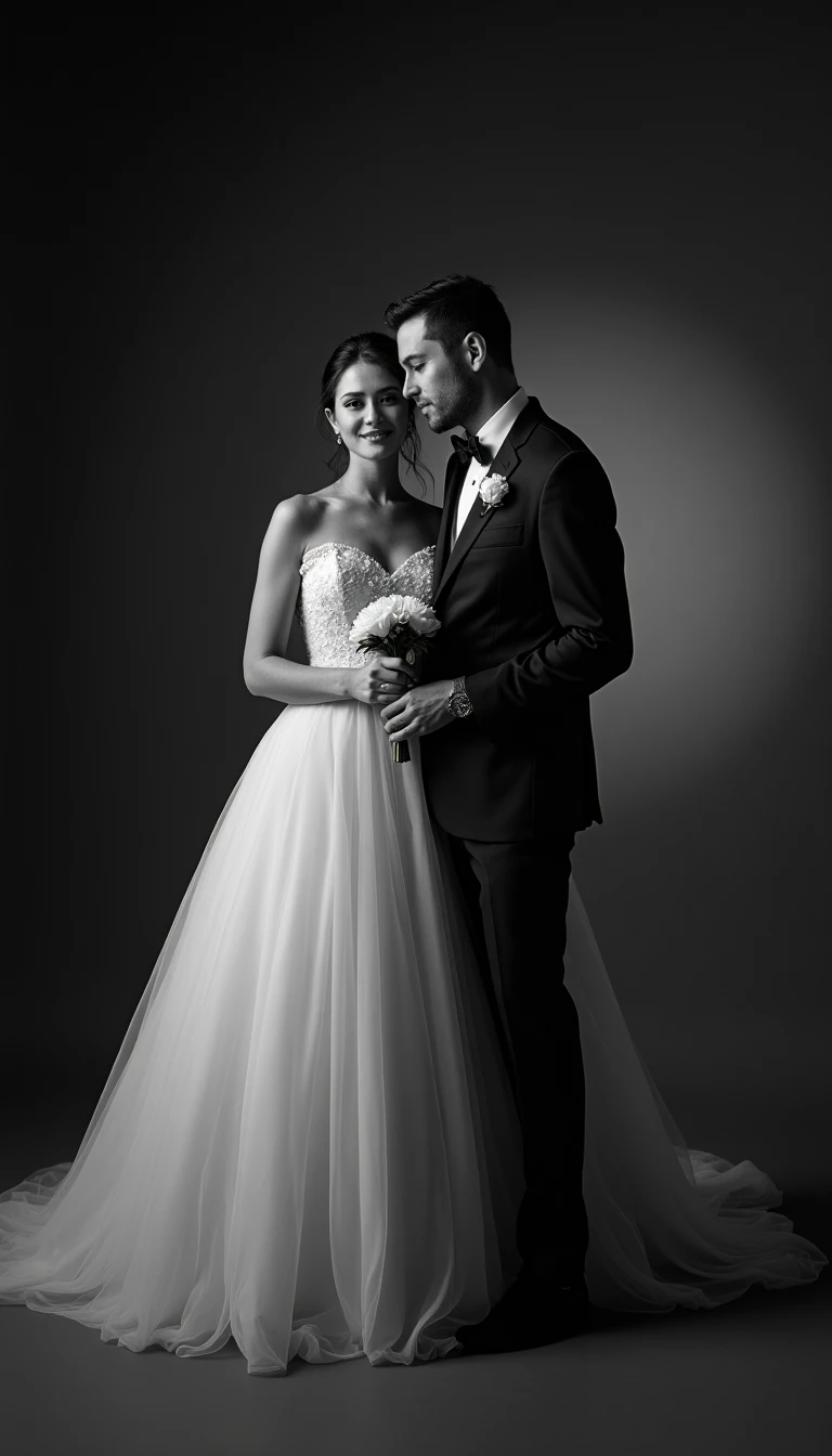 Classic Black and White Wedding Photography