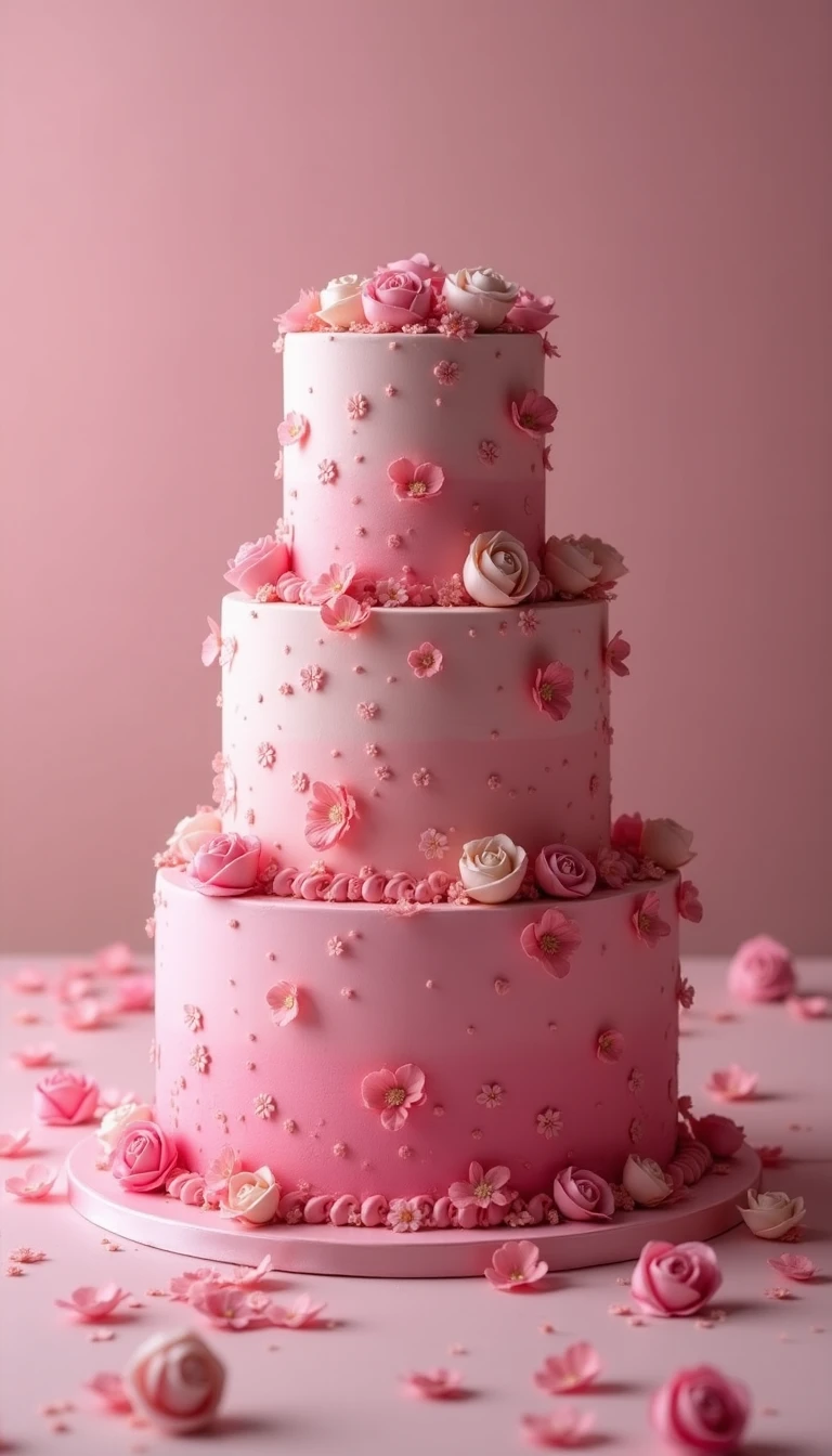 The Symbolism Behind the Color Pink in Wedding Cakes