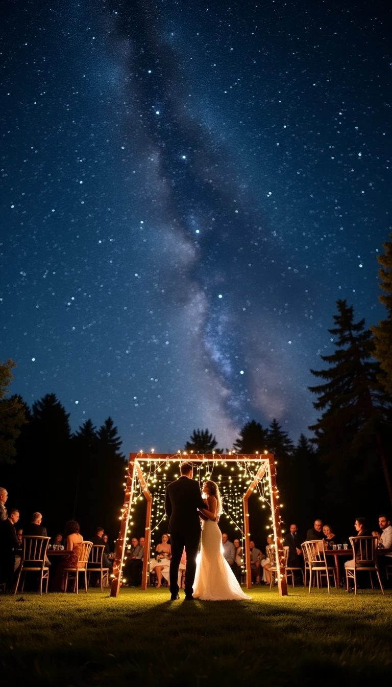 Starlit Sanctuary: Outdoor Wedding Ideas Under the Night Sky