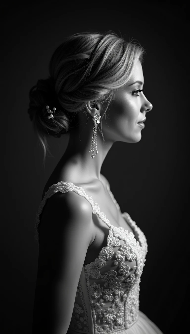Inspired Black and White Wedding Theme Lighting Ideas