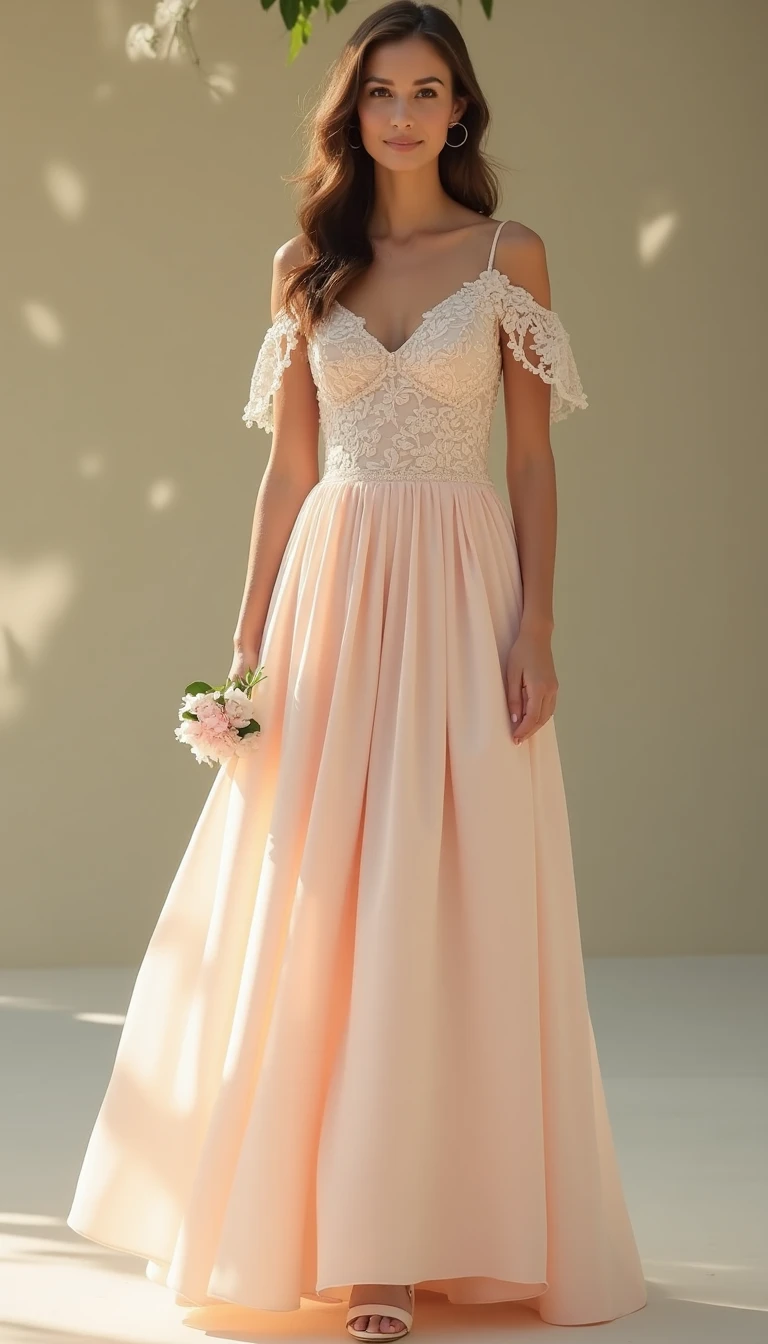 Pastel A-Line Dress: The Sweet Spring Wedding Guest Outfit
