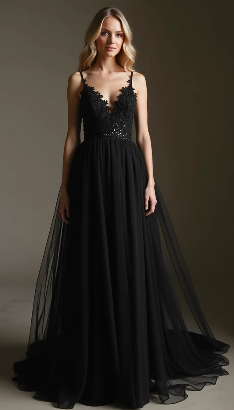 The Ethereal Tulle Black Tie Wedding Guest Dress