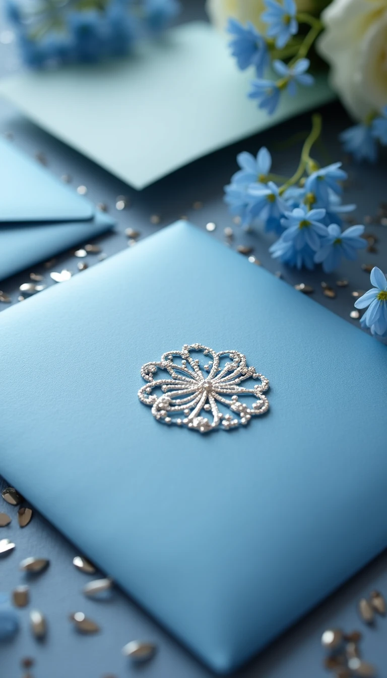 Dusty Blue Wedding Invitations: Set the Tone