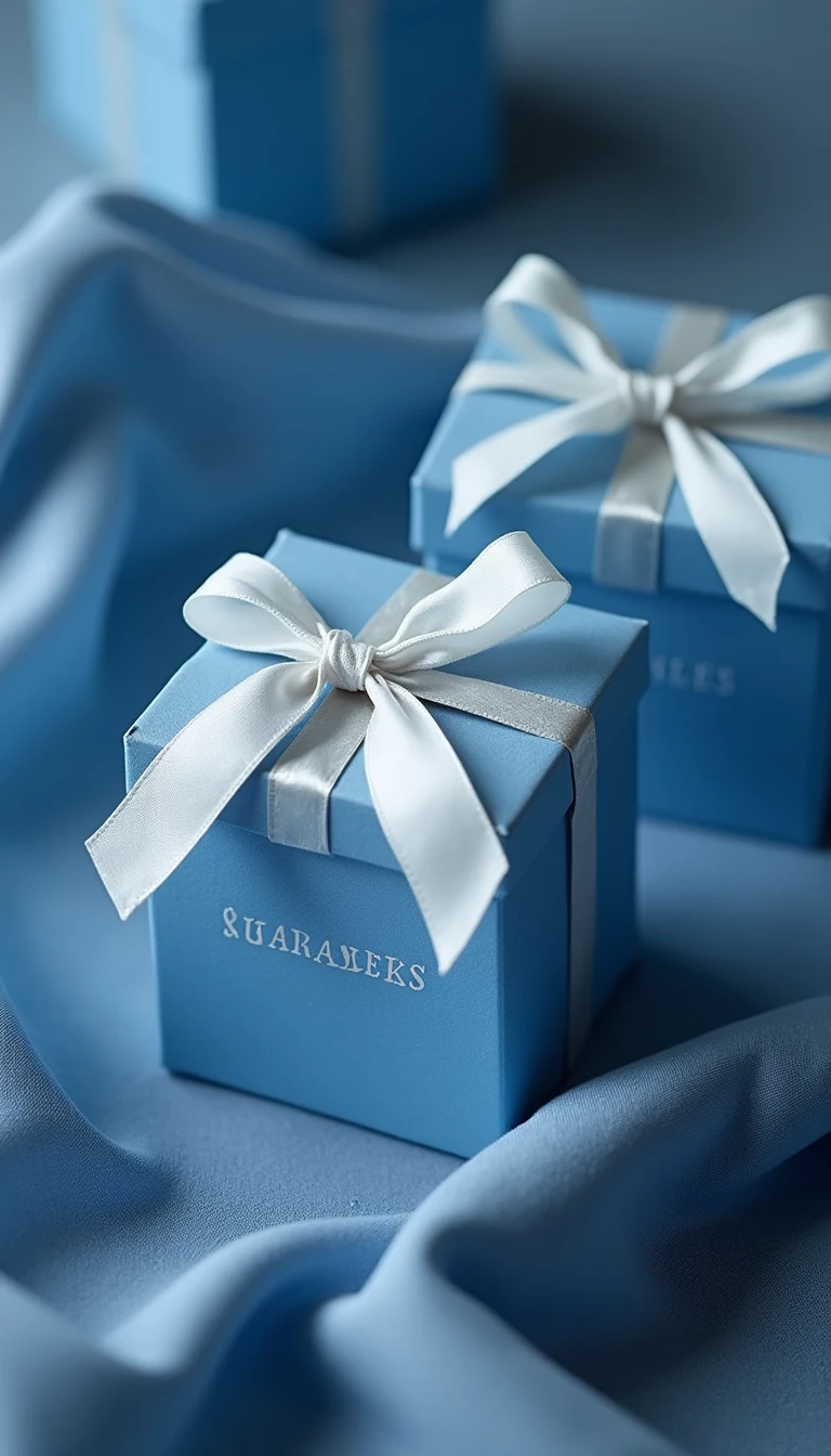 French Blue Wedding Favors: Thoughtful Tokens