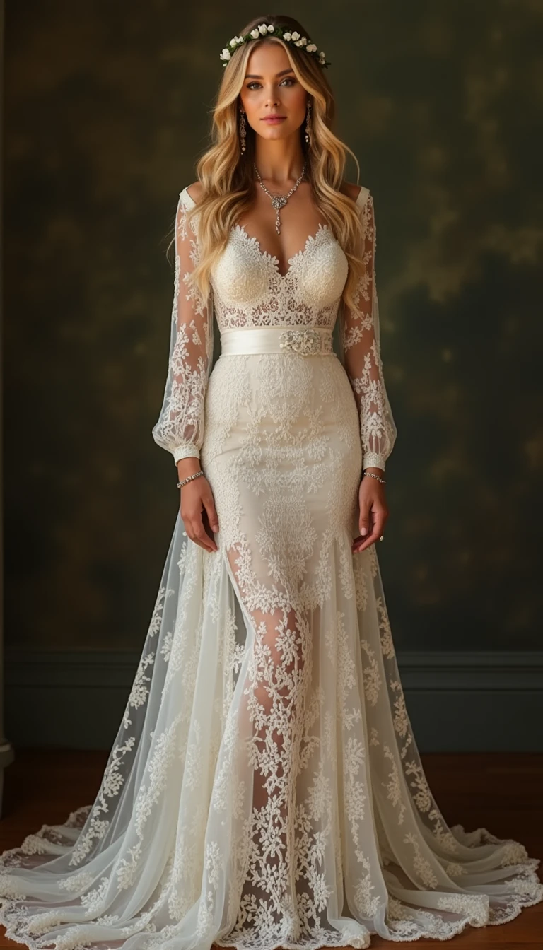 The Boho Wedding Dress with Unique Patterns: Stand Out in Style