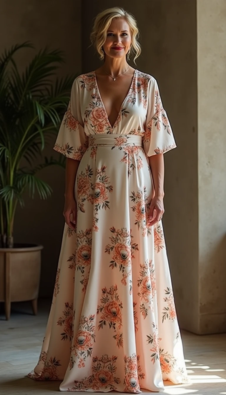 Whimsical Prints: Unique Mother Of The Bride Dresses That Tell a Story