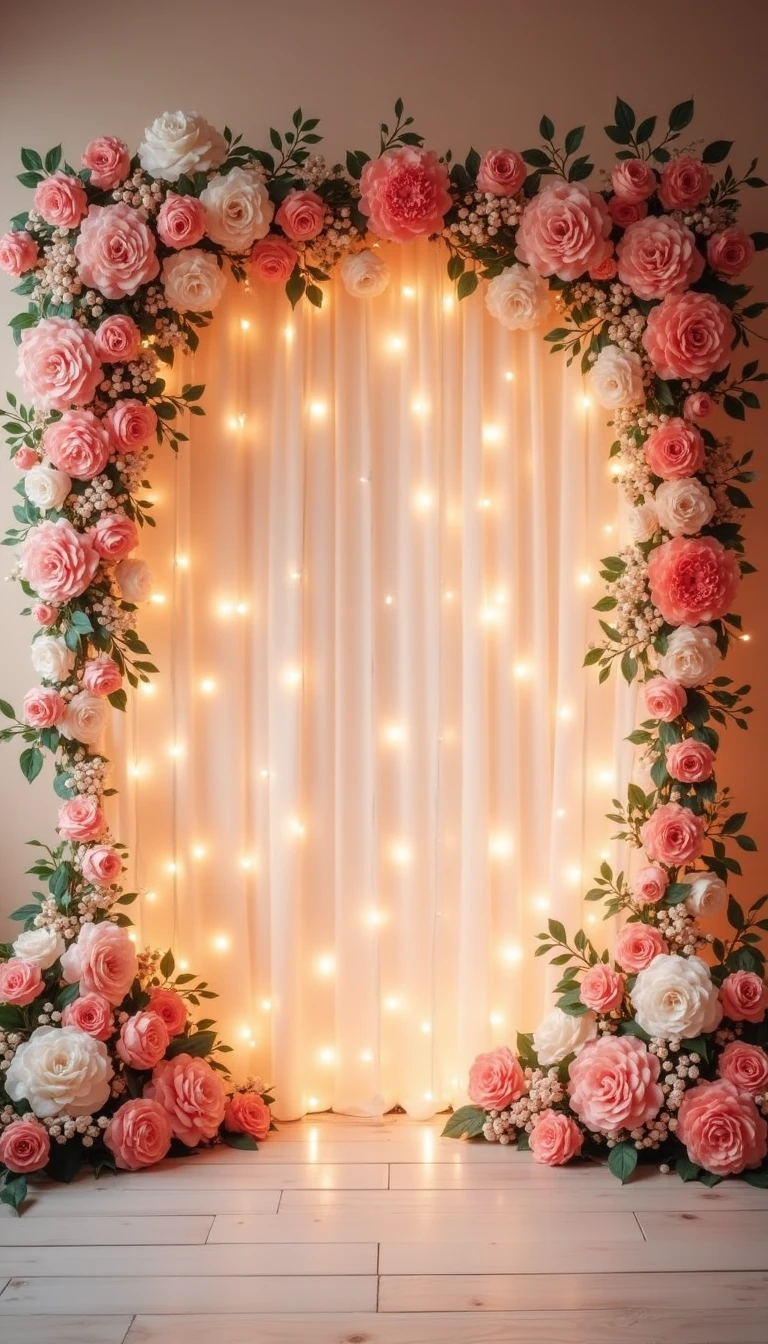 Chic Backdrops: Stunning Bridal Shower Decorations for Photos