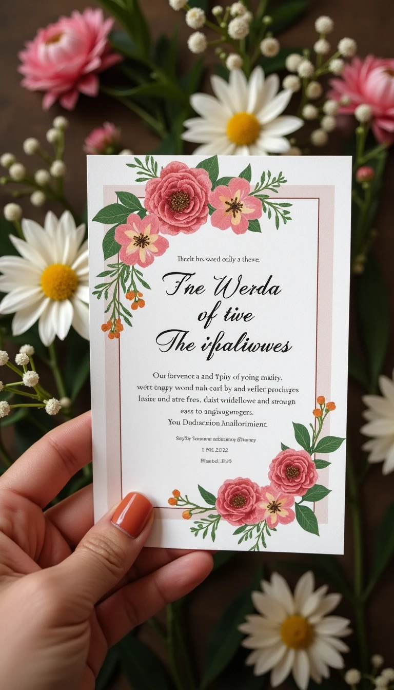 Wildflower Wedding Theme Invitations that Set the Tone