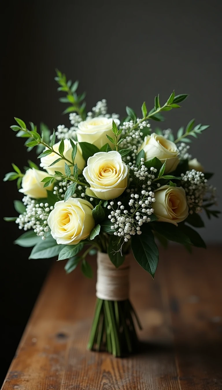 Rustic Herb DIY Wedding Bouquet