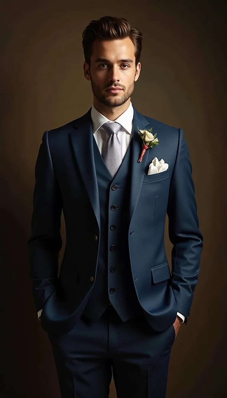 Three-Piece Wonders: The Allure of Wedding Suits Groom Ensembles