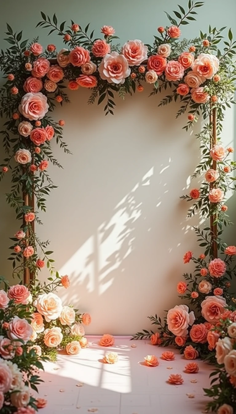 Romantic Floral Wedding Backdrop Ideas for Nature Lovers