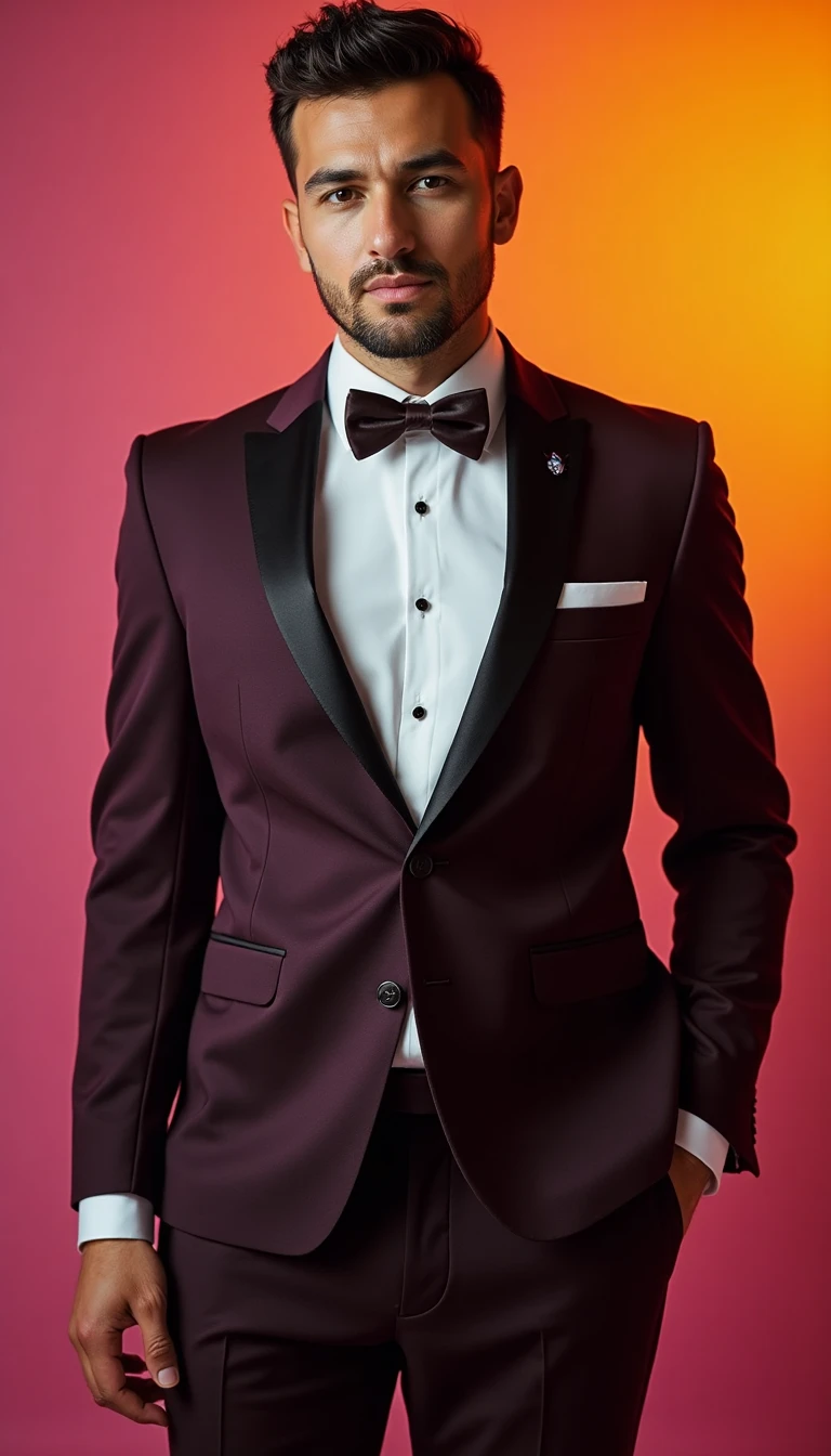 Color Me Bold: Vibrant Wedding Suits Groom Options
