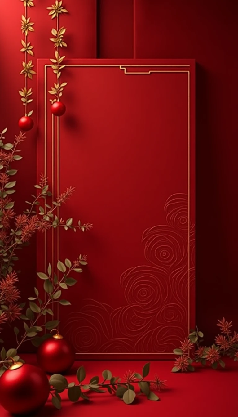 Inspiring Red Wedding Theme Signage