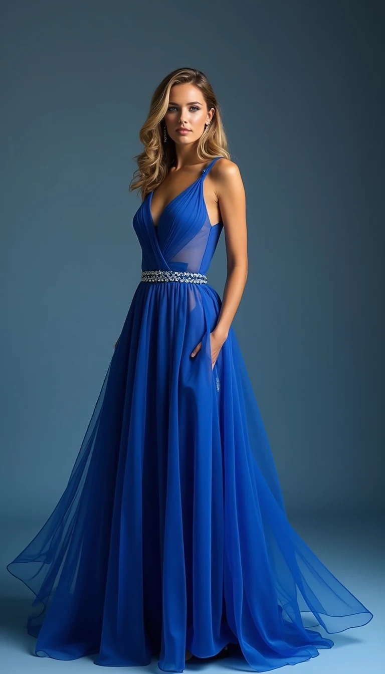 Gorgeous Blue Wedding Theme Bridesmaids' Attire