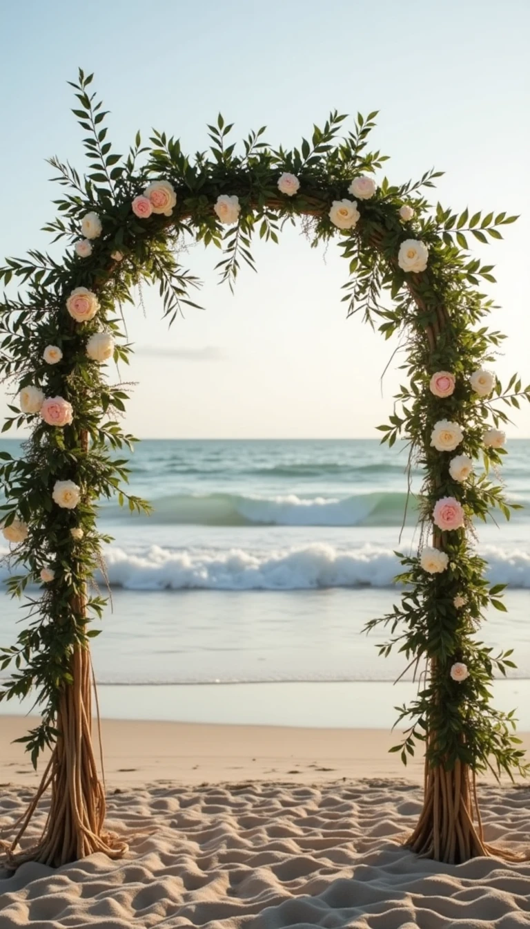 Unique Ceremony Arches: Intimate Beach Wedding Ideas to Frame Your Love