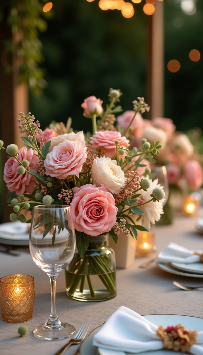 Floral Fantasies: Centerpiece Ideas for Your Outdoor Wedding Reception