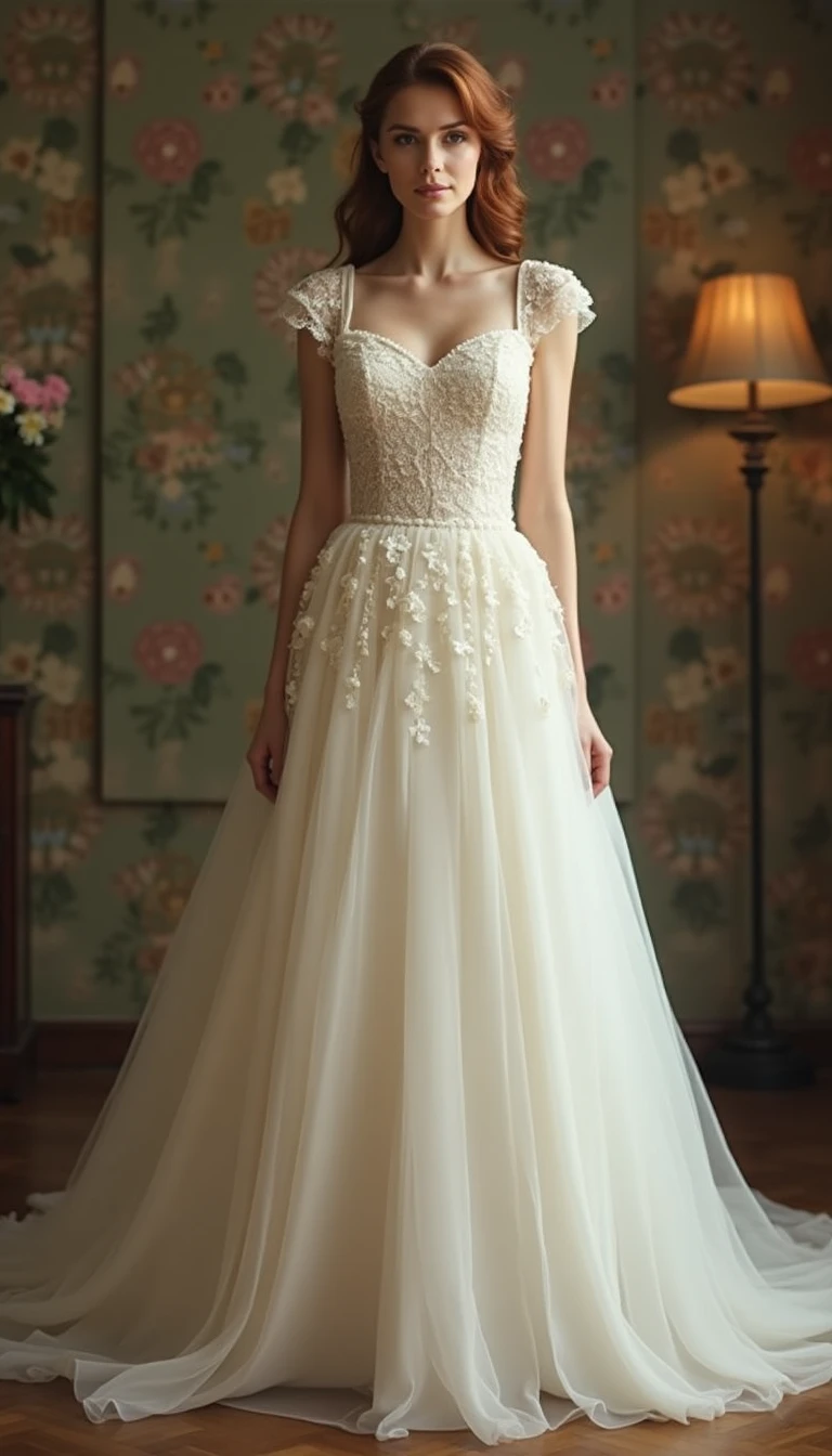 The Vintage-Inspired Bridal Shower Dress for Old-World Charm