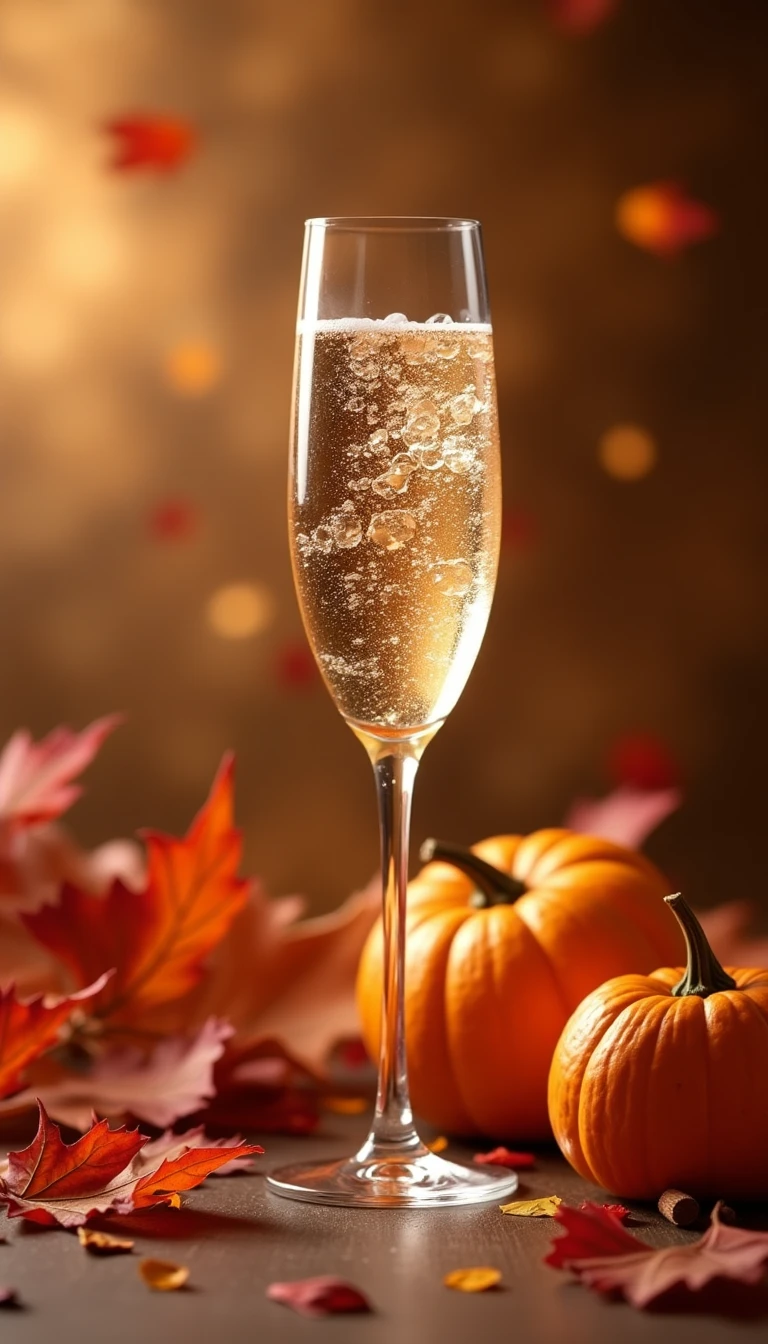 Champagne Dreams: Adding a Touch of Glamour to Fall Wedding Colors