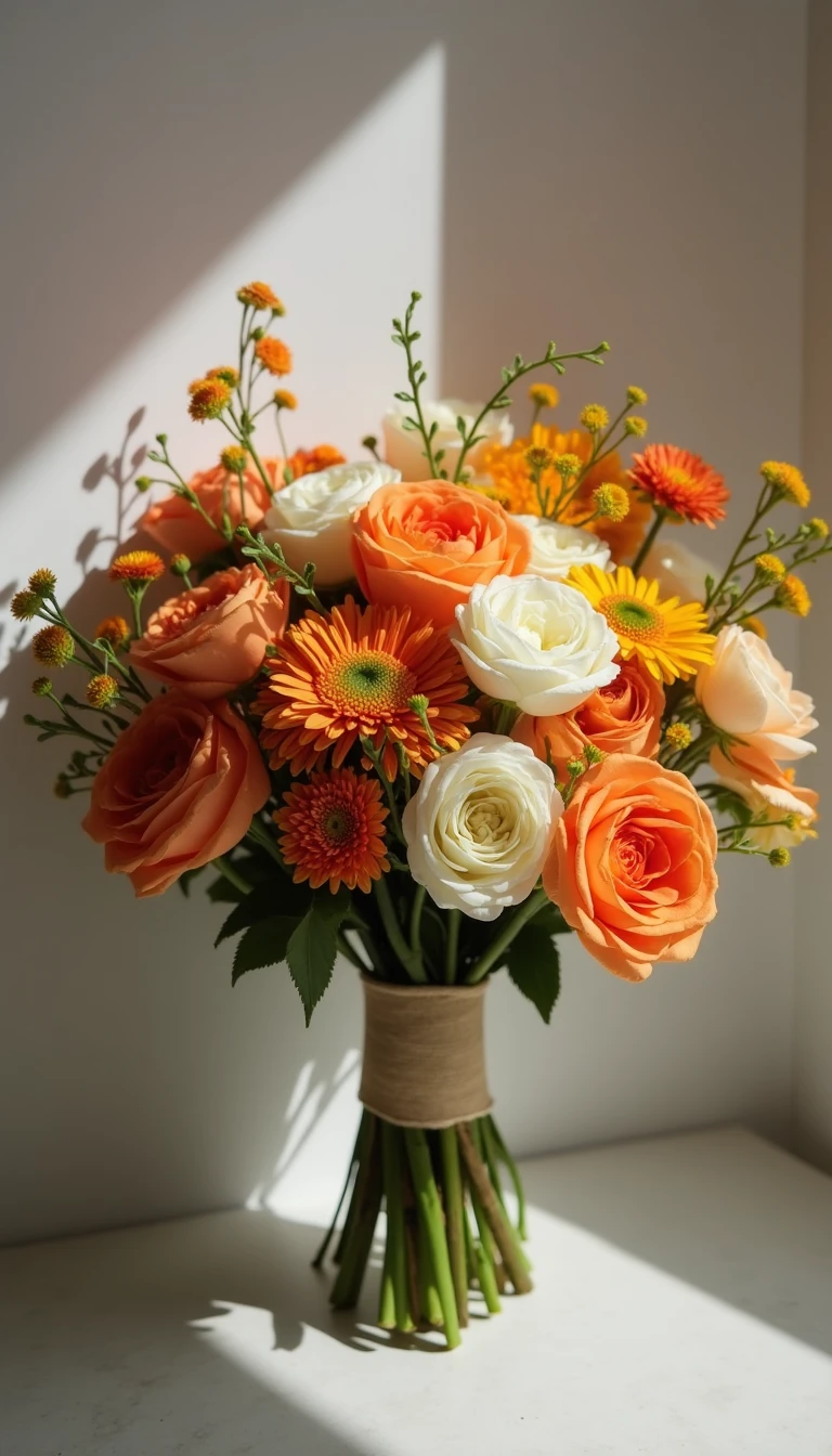 Color Palette Perfection: Color-Coordinated Spring Wedding Bouquets