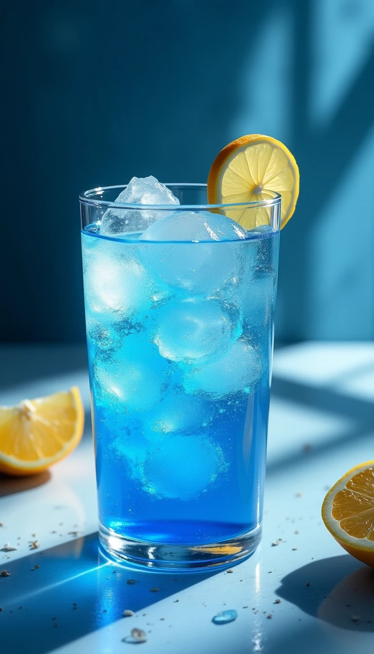 Delightful Blue and White Wedding Drinks