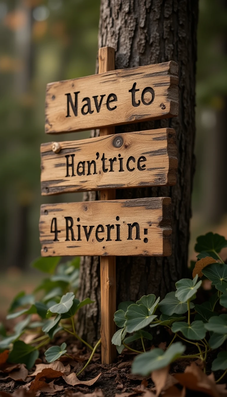 Rustic Wooden Signs: Navigating Your Way with DIY Wedding Decorations