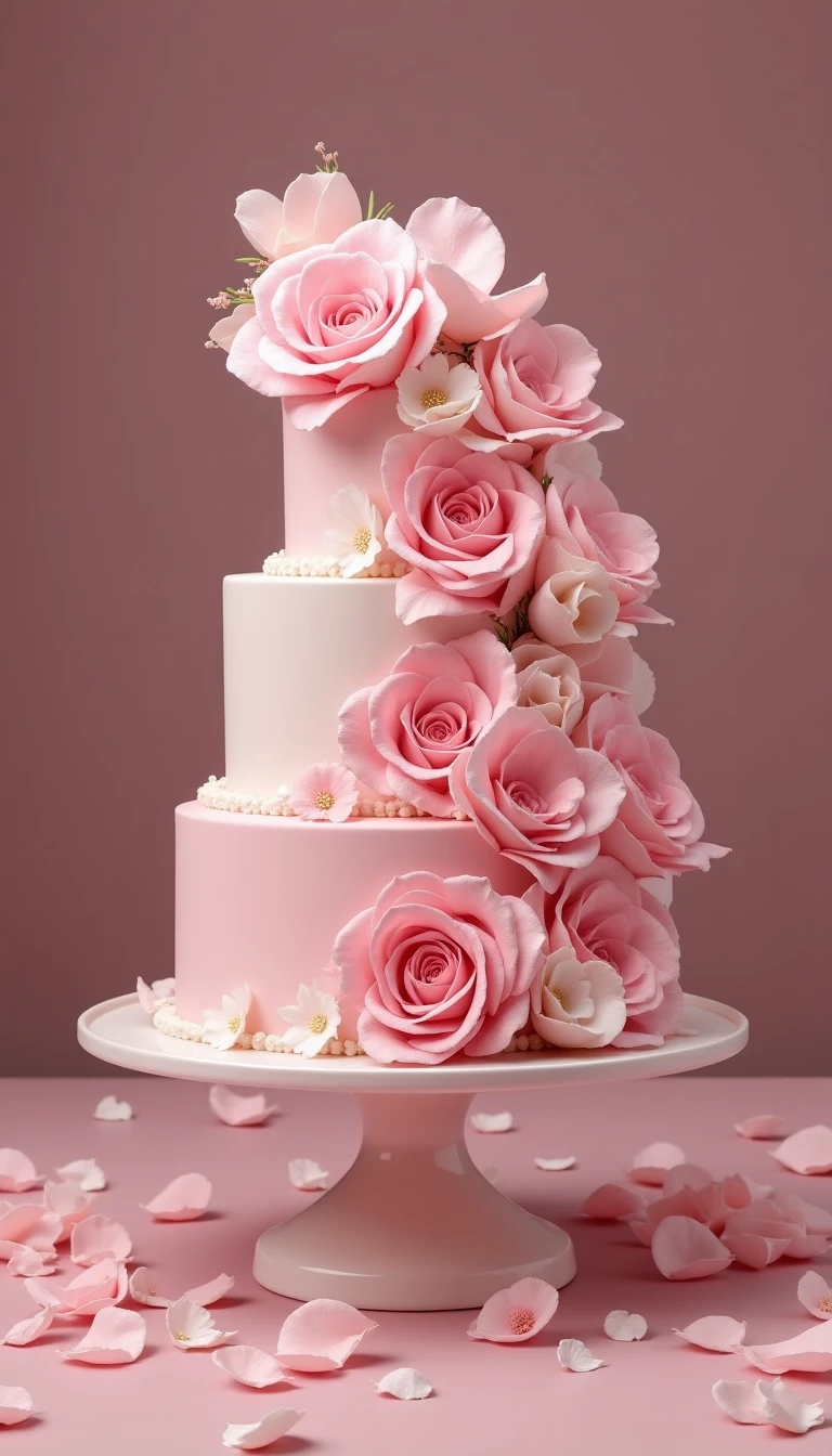 12 Irresistible Thoughts on Pink Wedding Cakes That Will Make You Swoon