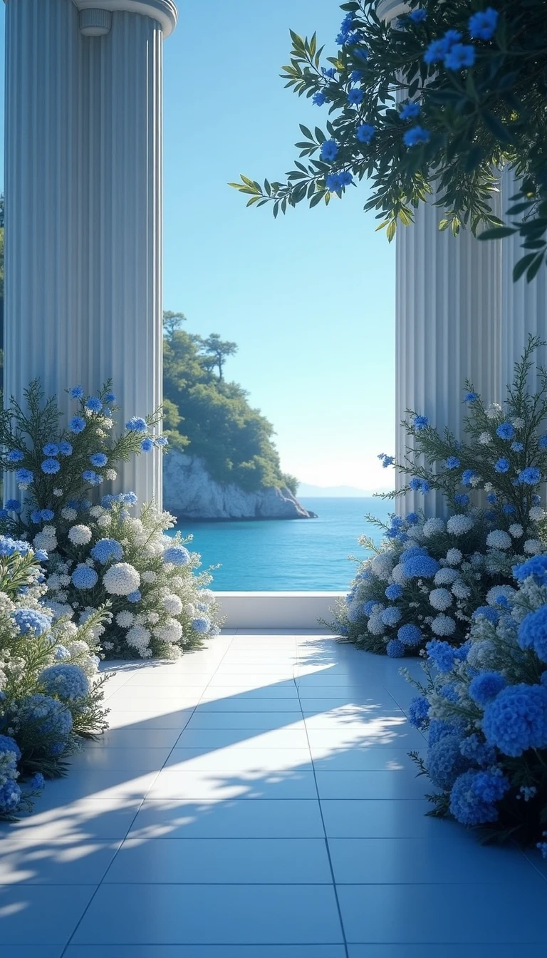 French Blue Wedding Ceremony Ideas: Love in the Air