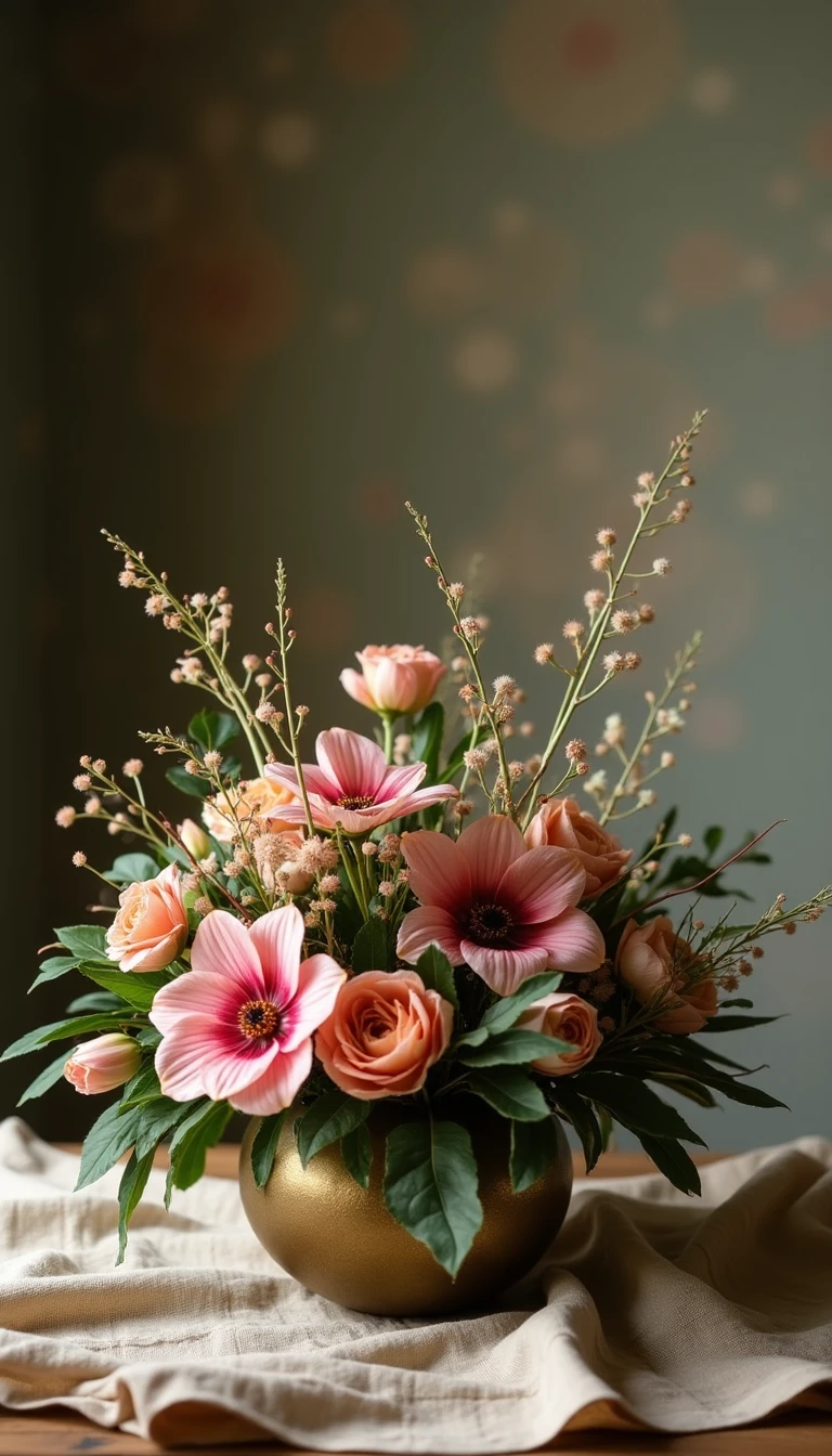 Nature-Inspired Centerpieces: A Fresh Boho Wedding Idea