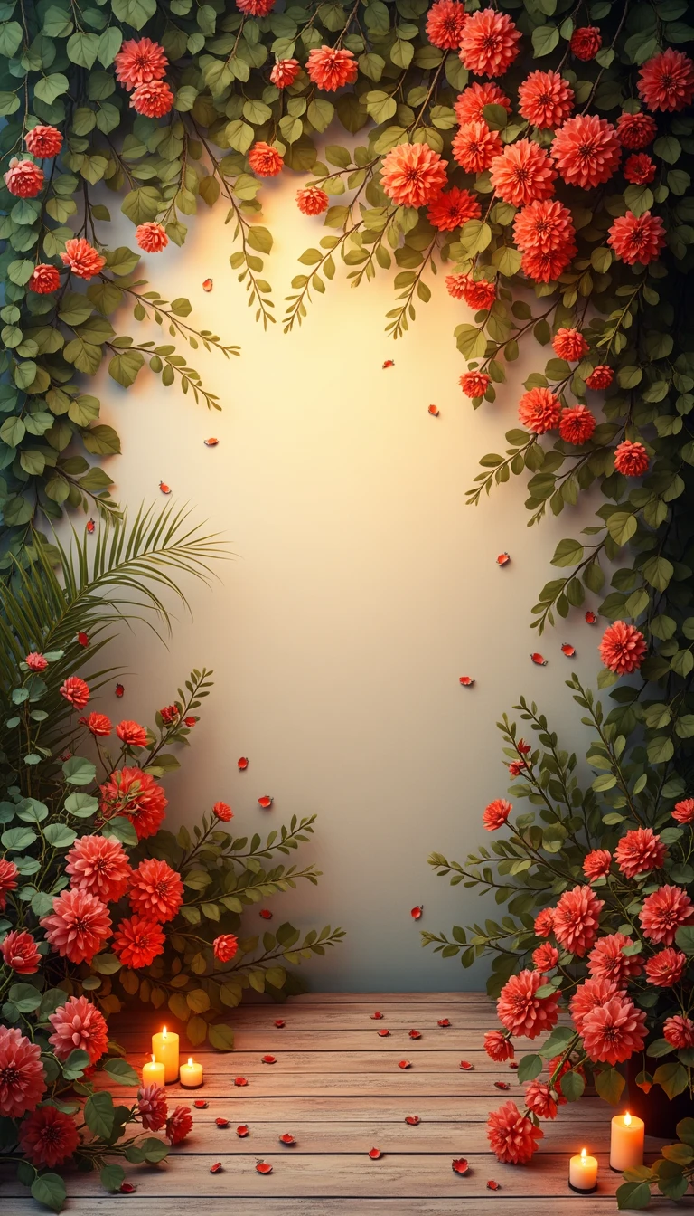 Artistic Mural Wedding Backdrop Design
